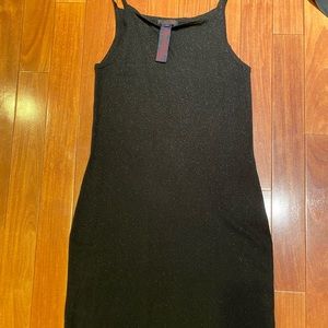 Black long sparkly dress